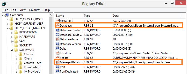 Server and Database Moving the Server Database If you are using an MS SQL database, you can move it to another location on the same computer using SQL Management Studio.