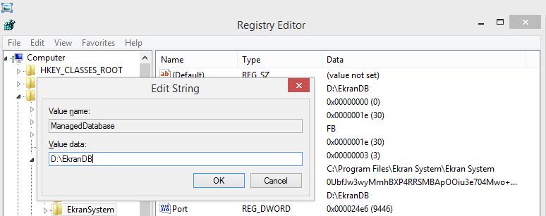 fdb file (including the file name) in its new