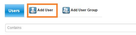 Log in to the Management Tool as a user with the administrative User management permission. 2. Click the User Management navigation link to the left. 3. On the Users page, click Add User. 4.
