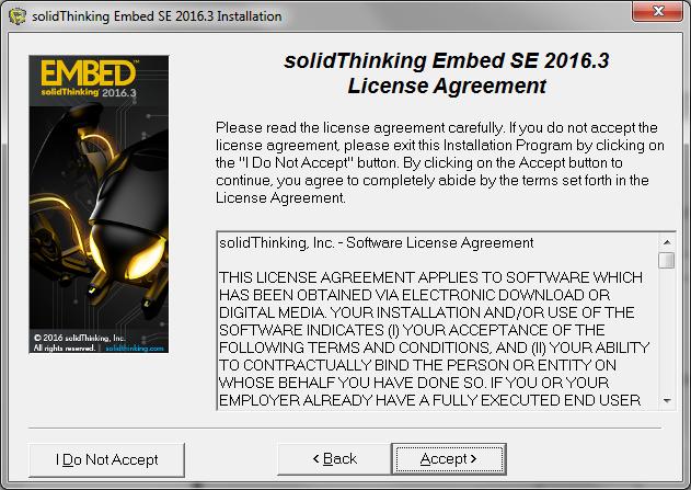 The License Agreement window appears: 6.