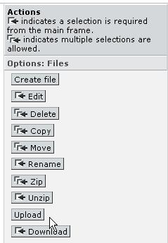 To create the folder, go to the Designers Basic Control Panel and select Manage Files. At the Options: Folders, select Create New. 2.