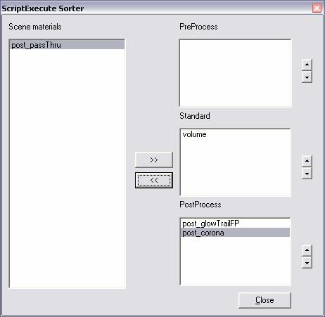 Properties: Shows the properties for the selected material in the Properties panel.