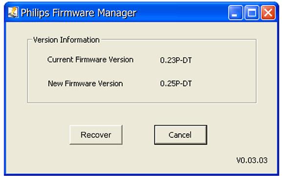 EN Recover Firmware To recover firmware to the version you bought it with, follow the steps below. 1. Connect the SA5000 to your computer using the USB cable. 2. Insert the supplied CD. 3.