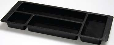 pencil trays PENCIL TRAY #431 Application: Overall size: Inlay size: Plastic pencil tray