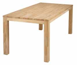 Leg 8x8cm, table top 28mm 371180-BN Largo dining table Massive oak, UNTREATED