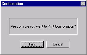 Print a Configuration File Printing the configuration file requires a significant amount of paper and is not recommended unless directed to do so by 3M Software Support.