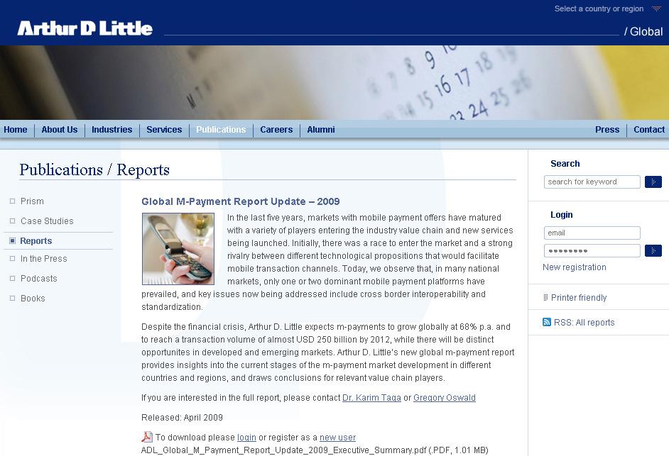 3 Summary Where to find our Global M-Payment Report 2009 Have we caught your interest?