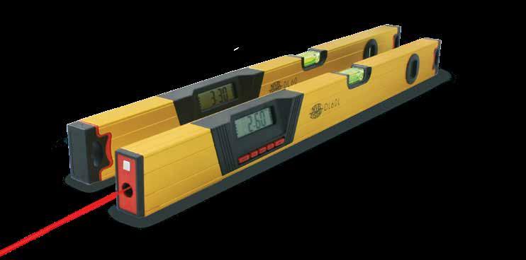 DL60, DL60L Precise and fast-to-use electronic levels with digital readout of position on LCD display unit.
