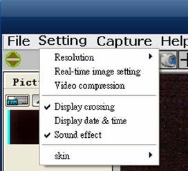 Photo save as display - Display the picture size, date & time, file name, magnification and the font size.