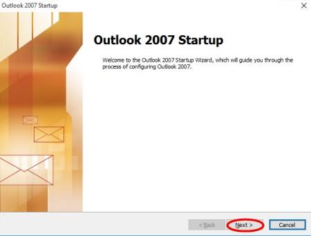 Legacy Mail Clients Outlook 2007 Setup Step 1 Open Outlook 2007.