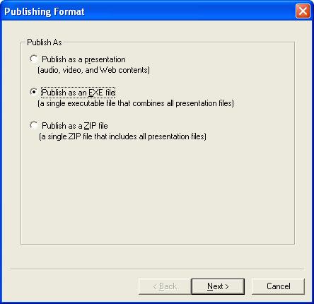 Chapter 7: Publishing Profiles Publish an EXE File to a Web Server on a Remote Server To publish an EXE file to a web server on a