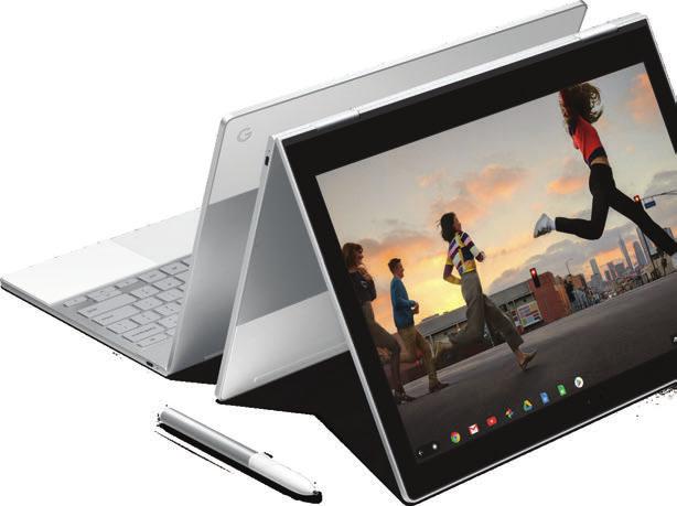 PCs for Every Lifestyle Google Pixelbook and Pixelbook Pen Powered by the 7th Generation Intel Core i5 and i7 processors to keep up with all of your needs Convertible design effortlessly adapts to
