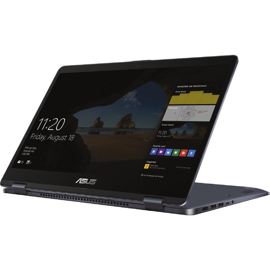PCs for Every Lifestyle ASUS VivoBook Flip 15 Powerful and efficient 8th Generation Intel Core i7 processor Portable and convertible 2-in-1 laptop with