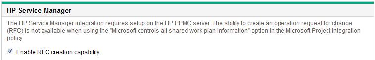 Chapter 3: Configuring Project Types Figure 3-17. HPE Service Manager policy Project Formula The Project Formula policy determines how PPM calculates Estimate At Completion (EAC). Figure 3-18.
