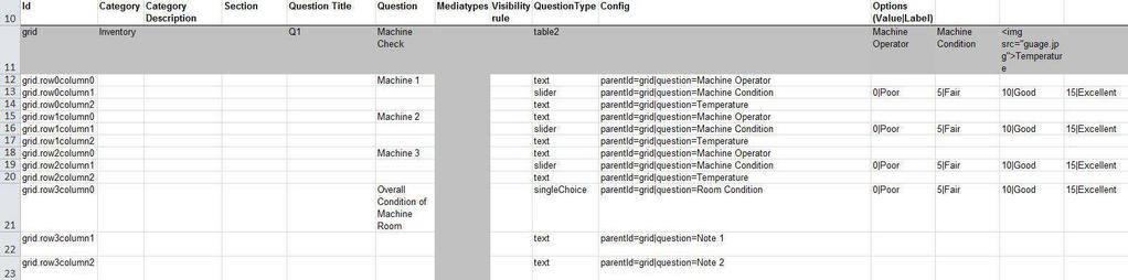 Enter all" in the Mediatypes column to permit the app user to attach media (images, audio and notes) to the table or none to prevent the app user from attaching media to the table.