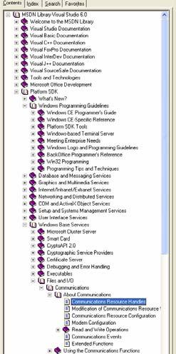 Using MSDN Library in Visual C++ This library contains a significant