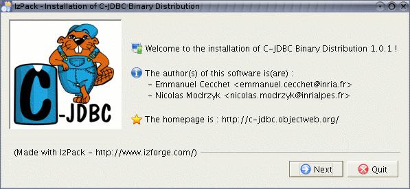 Getting C-JDBC You can get the latest release of C-JDBC on the Objectweb forge site: http://forge.objectweb.org/project/showfiles.php?
