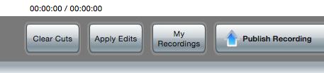 Access the recording interface Click Start Recording to access the recording interface.