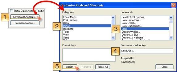 SnagIt 9.0 Help File PDF SnagIt Editor Hotkeys These keyboard shortcuts cannot be modified.