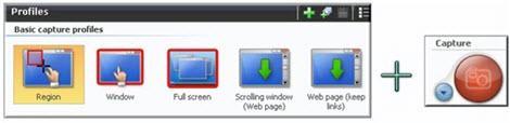 installation. Capturing with SnagIt can be as simple as clicking the Capture button.