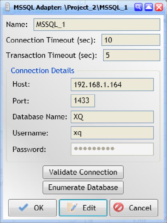 eatm tmanager Release 2.5 Page 11 Adding a Database Adapter (MSSQL) A MSSQL Adapter is an utput adapter and it allws yu t setup a cnnectin t a MSSQL database. 1. Right click n Adapter. 2. Select New Adapter.
