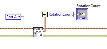 The direction of the motor can be changed by a Boolean constant or control wired to the Direction input on the top of the Motor Unlimited block.