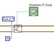 This block is found in the same location: Function Palette > Addons > NXT Direct Commands > Output. It must be specified which motor has to be stopped. 1.