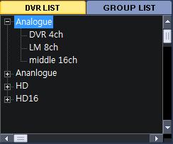 2) Dvr Name : input DVR name 3) Address : input the same IP address or host name of DVR.