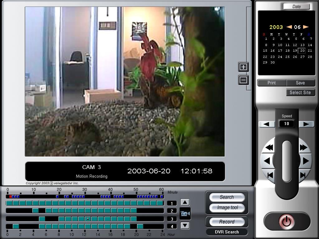 6-3-5. Remote Search This feature makes it possible to search through the video footage recorded on the DVR system.