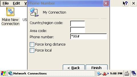 Then, fill in *99# the Phone number text-box: Figure 10: Set Phone number 10.