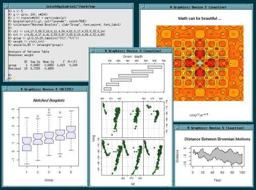 R Statistical Programming Language ANALYZE Open source language and environment Used for