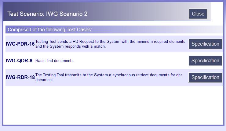 Test Scenario, click the Definition