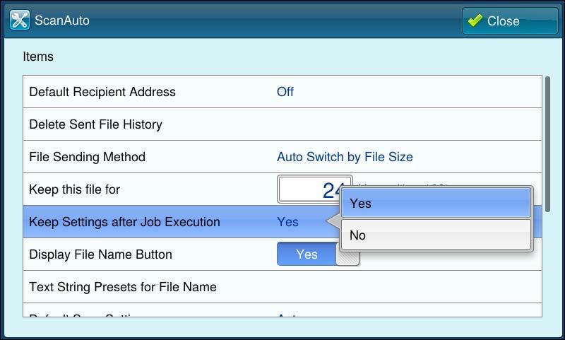 3 Select the [ScanAuto] button on the "Custom Menu" screen. 4 Select.