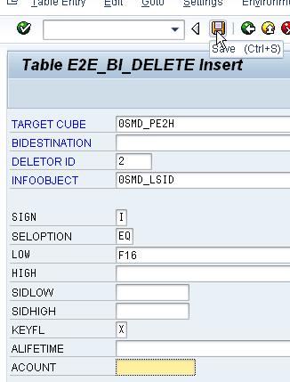 Verify that for your new deletor, the entries in the table