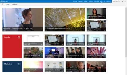 Office 365 Video simple fast mobile secure easily consume video modern, mobile, everything in one place video destination share