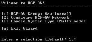 Configuring network settings for each HCP Anywhere node 4. In response to the confirming prompt, enter y to confirm your entry or n to try again.