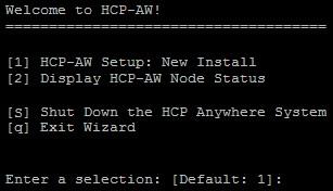 Installing the HCP Anywhere software 4. Enter the password and press enter.