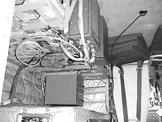 Figure 1 BADAS in the B-52 BOMBER AIRBORNE VIDEO RECORDING SYSTEM Proper evaluation of the B-52 weapon system requires the collection of several video signals, which are normally displayed to the