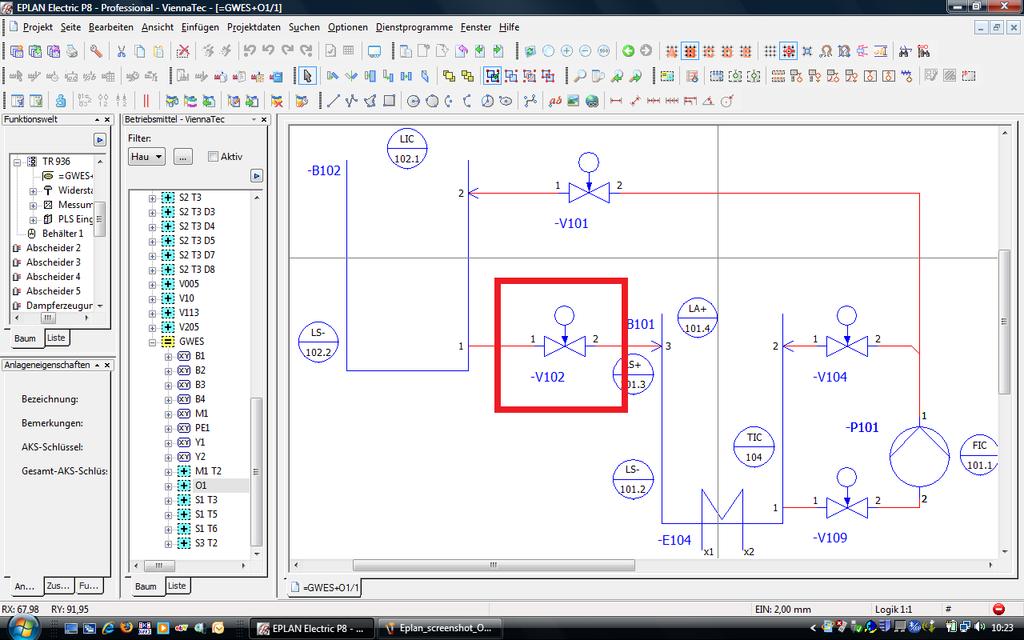 described in this example, tools), logi.cad, E-Plan Electric and E-Plan PDF.