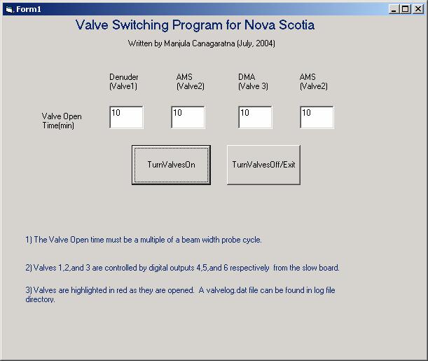 Use separate program that has the same save timing as AMS (i.e. Synced Valve operation in