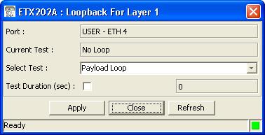 Chapter 7 Fault Management Figure 7-12. Loopback For Layer 1 Table 7-5.