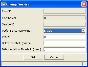 Chapter 3 Configuration Management Figure 3-35. OAM (CFM) Dialog Box Displaying Service Details 2. View the read-only fields, as described in Table 3-19. 3. To change service parameters, click <Change>.