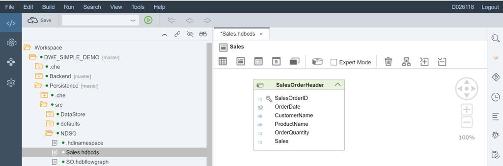 SAP Data Warehousing Foundation - NDSO Embedded in HANA Web IDE - Fundamentals Native DataStoreObject Provide a central persistence object with additional semantics to determine deltas Move,