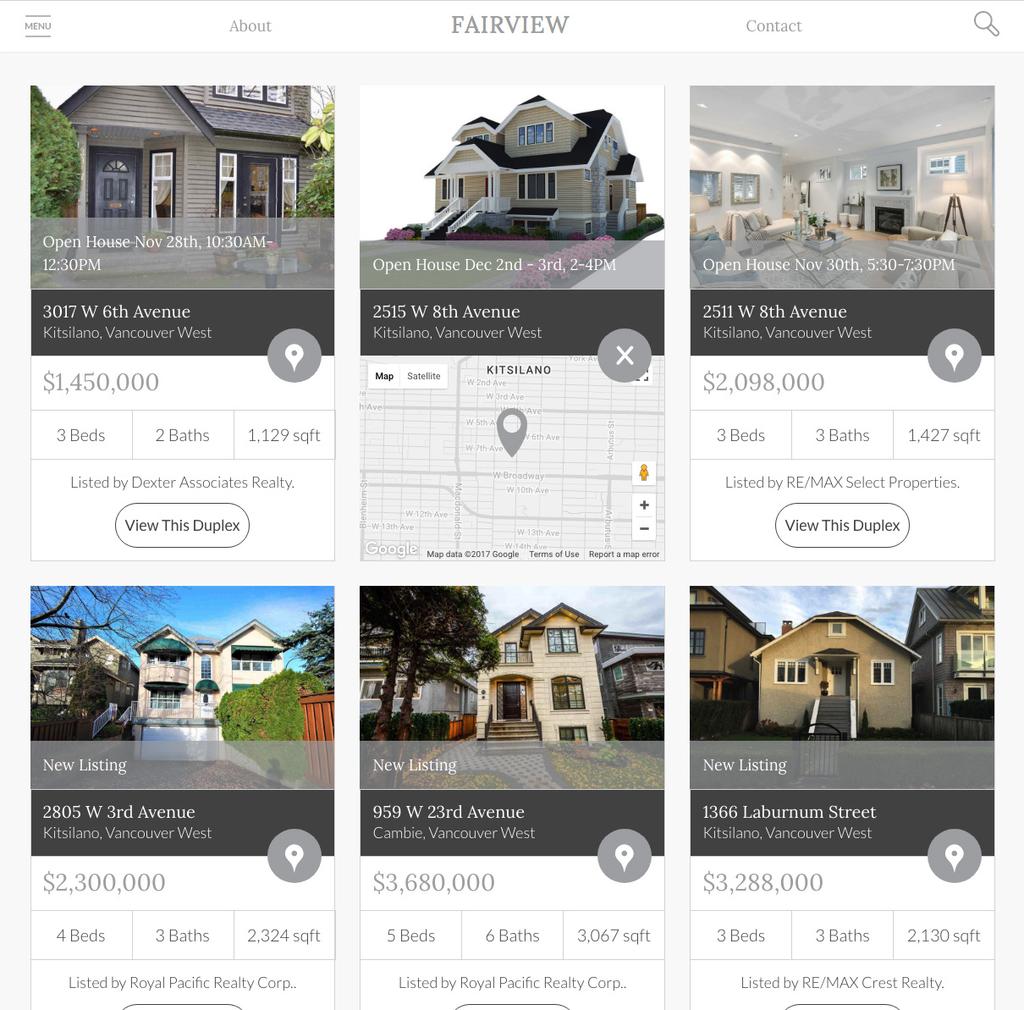 and 3-per-row MLS listings. They are as functional as they are beautiful.