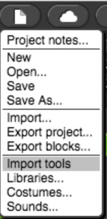 Snap! to Python: Importing Importing tools in Snap!