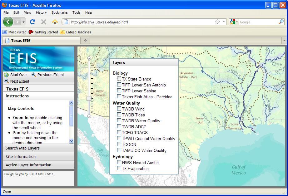2. On the right hand side top corner you will able to see links to the Interactive Map, HydroPortal, and Digital Library. Click on the Interactive Map link at the top right hand corner.
