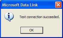 Once you have succeeded you can click ok.