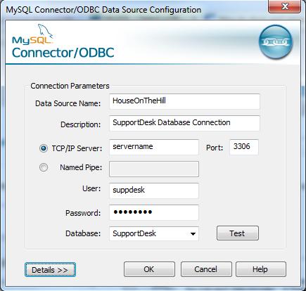 MySQL (Versin 5) Yu must dwnlad and install the Cnnectr/ODBC 5 driver n each client machine. This can be dwnladed separately frm http://dev.mysql.cm/dwnlads/cnnectr/dbc/.
