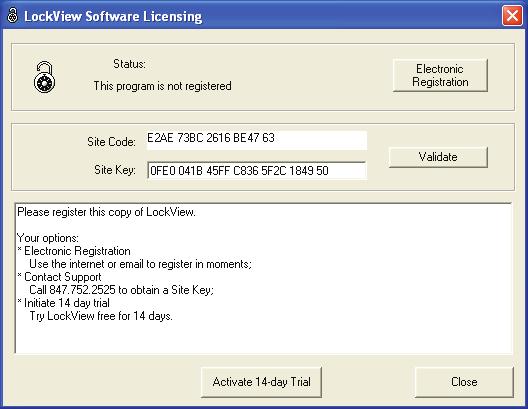 SOFTWARE LICENSING - REGISTRATION WIZARD continued Click Validate to ensure the software is properly licensed.