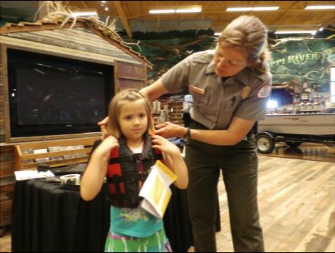 support in Bass Pro Store events.